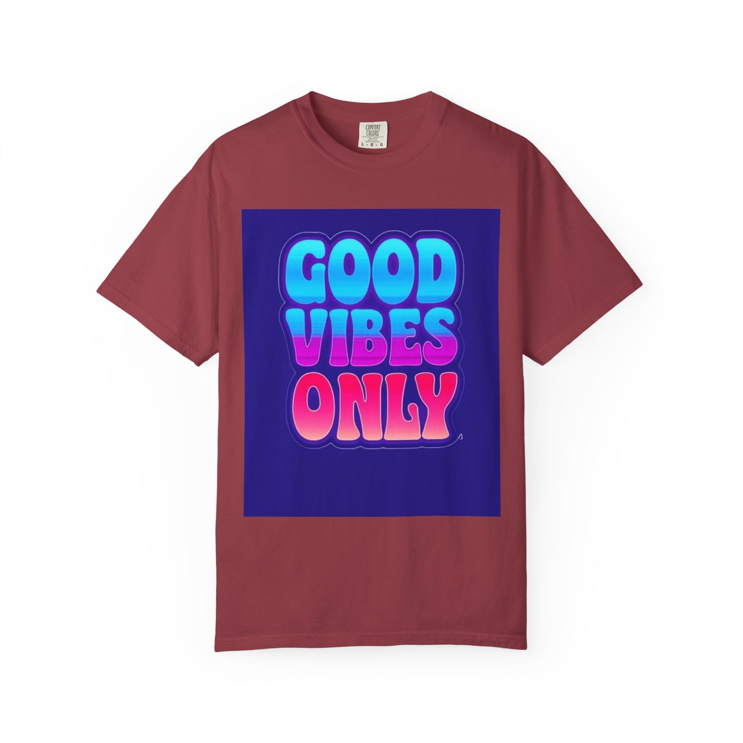 Good Vibes Only Tee – Unisex Washed Look T-Shirt for Chill Summer Vibes (S-4XL)