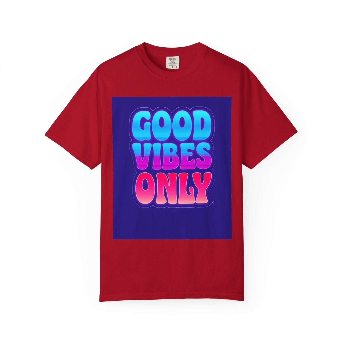 Good Vibes Only Tee – Unisex Washed Look T-Shirt for Chill Summer Vibes (S-4XL)