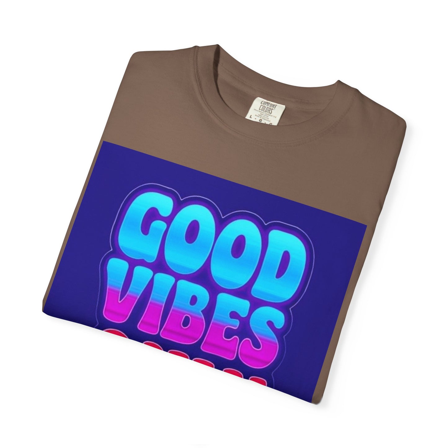 Good Vibes Only Tee – Unisex Washed Look T-Shirt for Chill Summer Vibes (S-4XL)