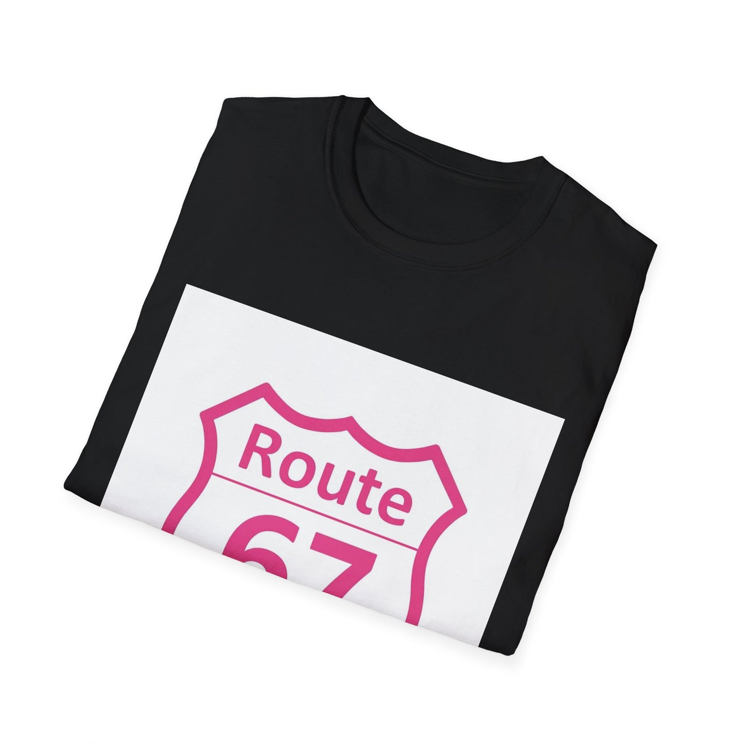 Route 67 Pink Shield T‑Shirt