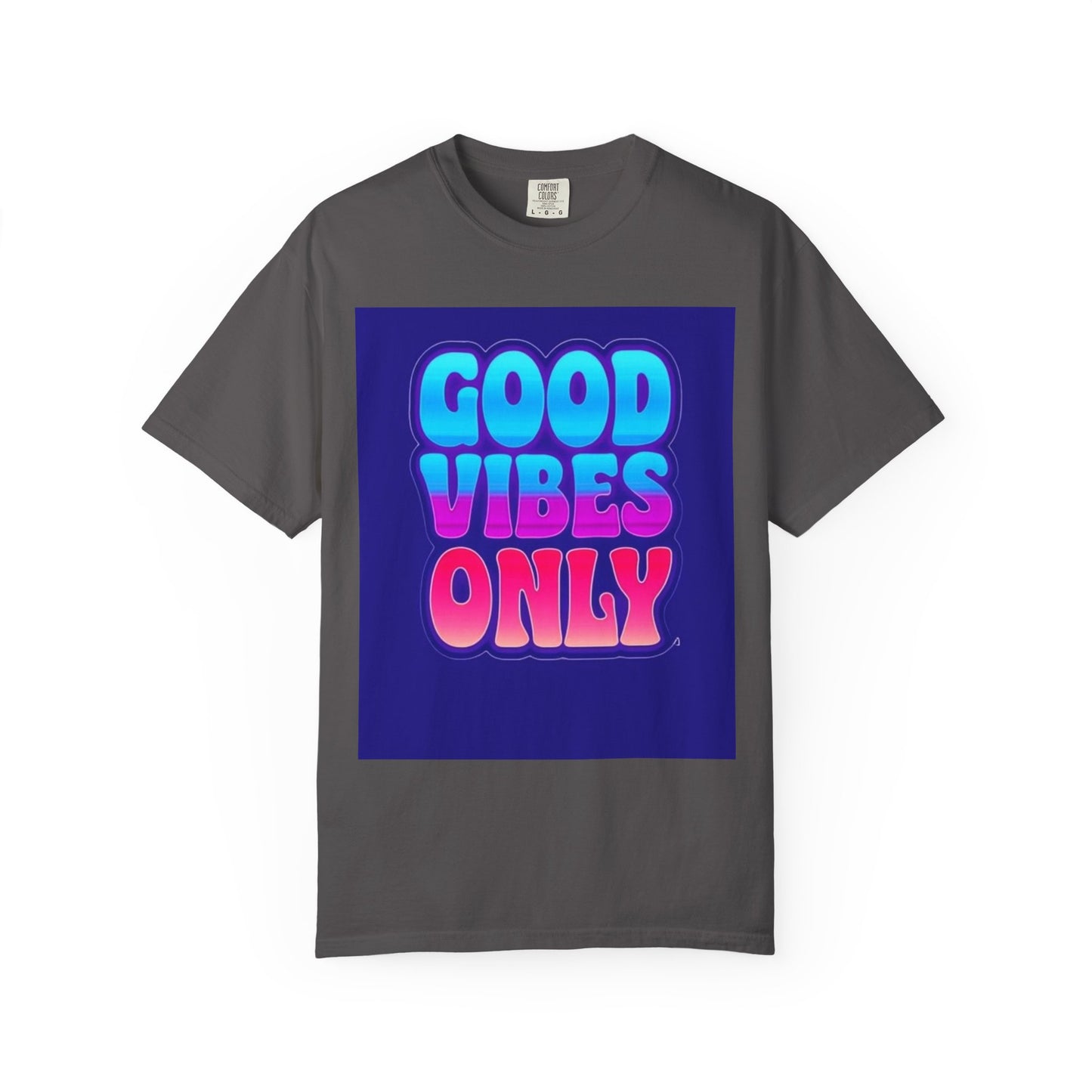 Good Vibes Only Tee – Unisex Washed Look T-Shirt for Chill Summer Vibes (S-4XL)