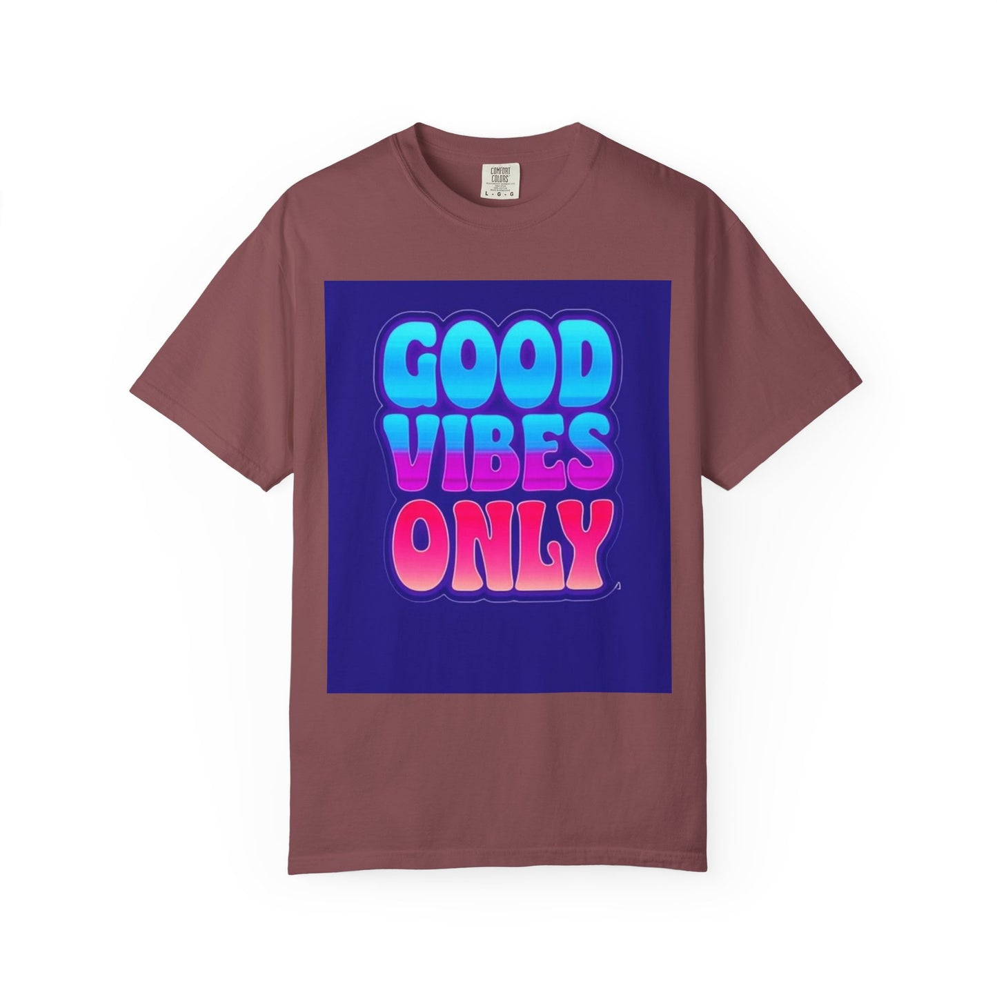 Good Vibes Only Tee – Unisex Washed Look T-Shirt for Chill Summer Vibes (S-4XL)