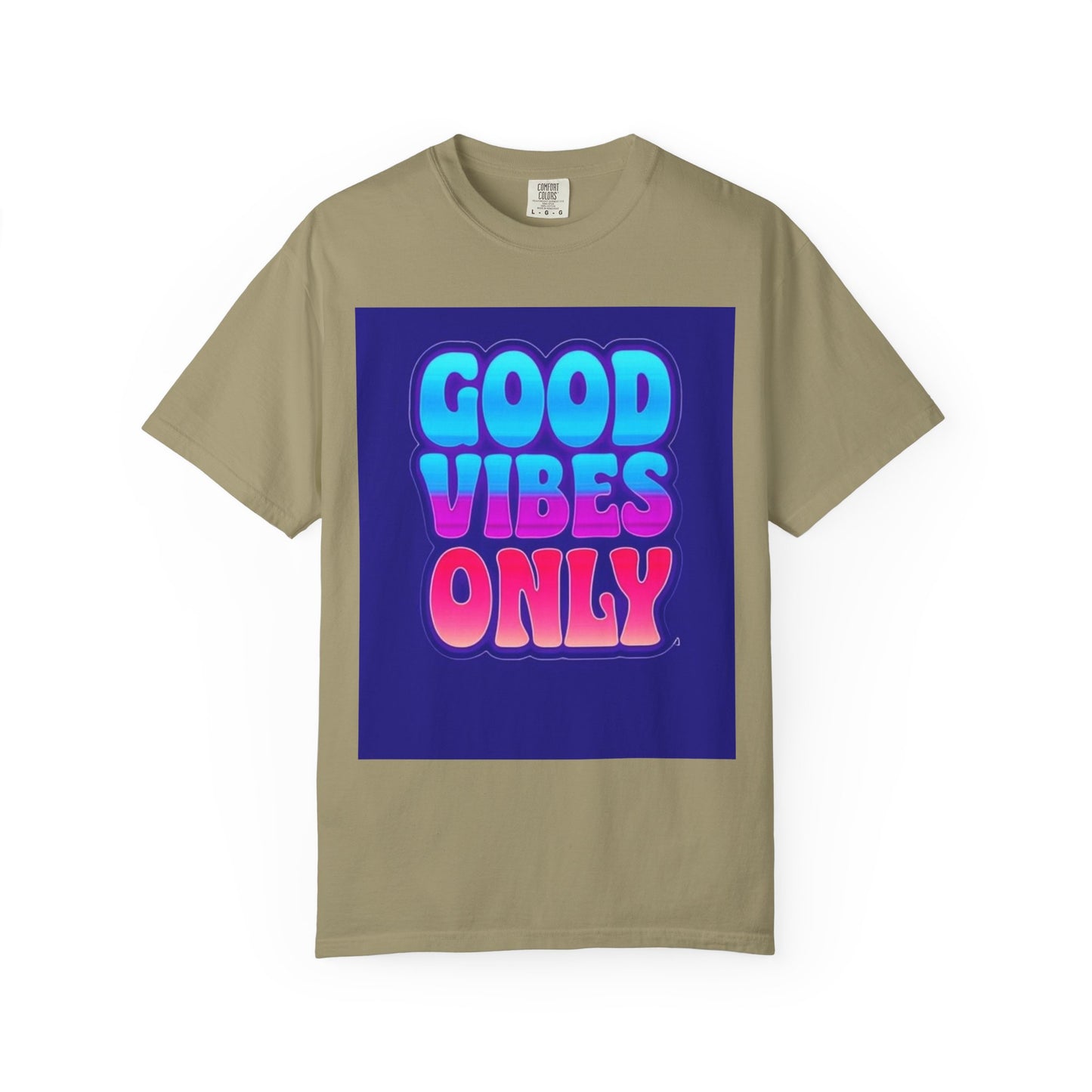 Good Vibes Only Tee – Unisex Washed Look T-Shirt for Chill Summer Vibes (S-4XL)